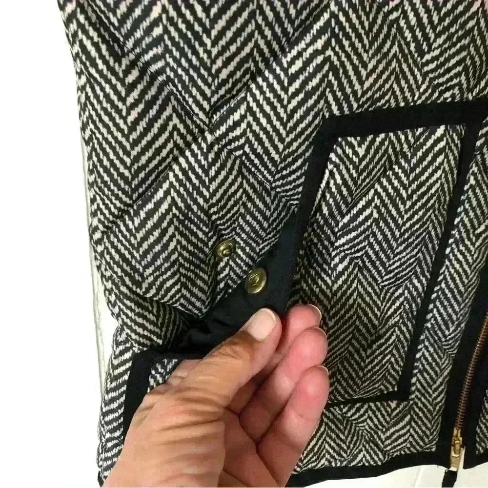 J.Crew Full Zip 2 Pockets 60% Down Puffer Quilted Vest Size XS